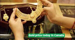 Gold price today in Canada