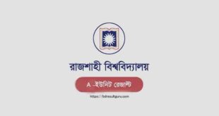 RU A Unit Admission Result 2024 – ru.ac.bd Exam Result