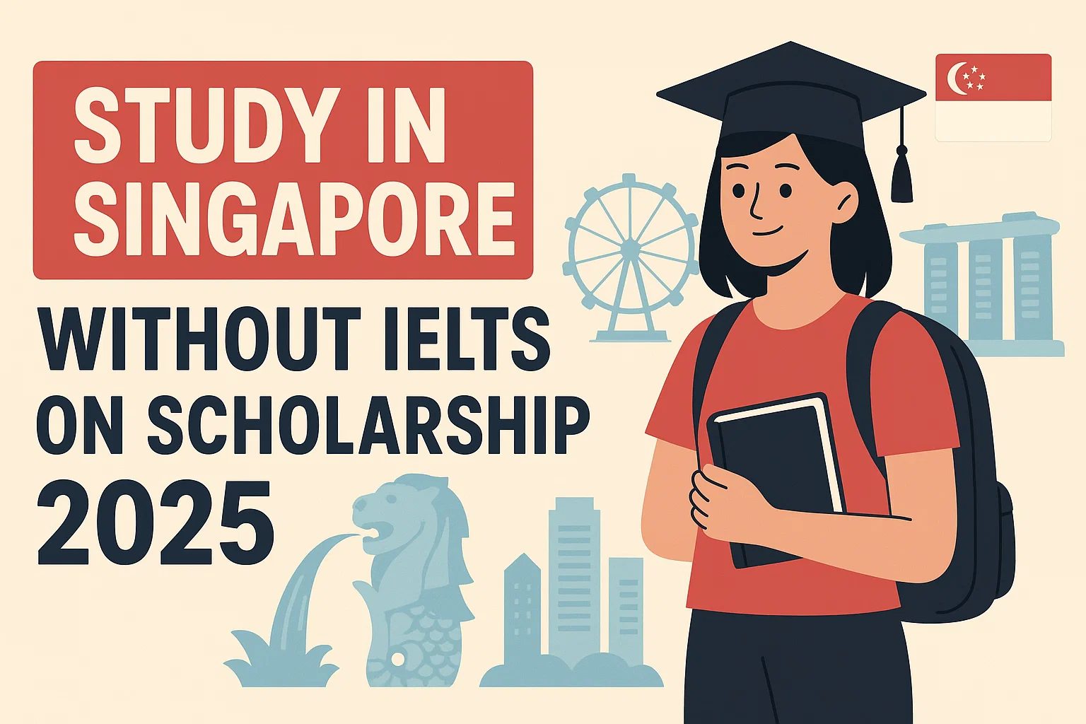Singapore Without IELTS on Scholarship 2025