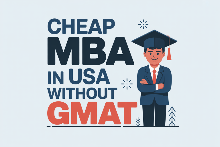 Cheap MBA in USA Without GMAT