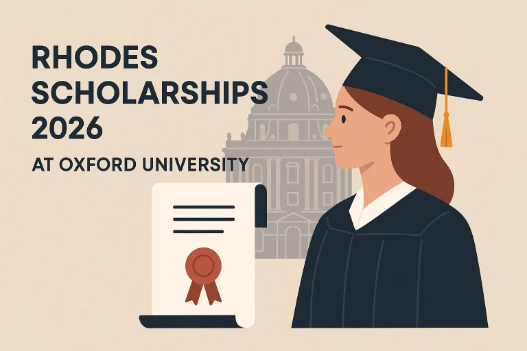 Rhodes Scholarships 2026 at Oxford University