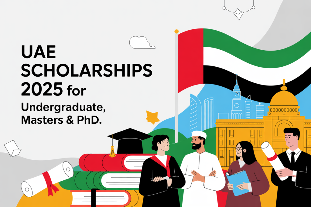 UAE Scholarships 2025 for Undergraduate, Masters & PhD