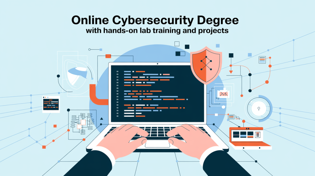 online cybersecurity degree with hands-on lab training and projects