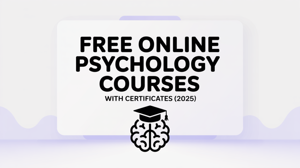 Free Online Psychology Courses with Certificates (2025)