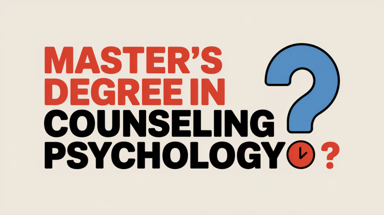 Master’s Degree in Counseling Psychology