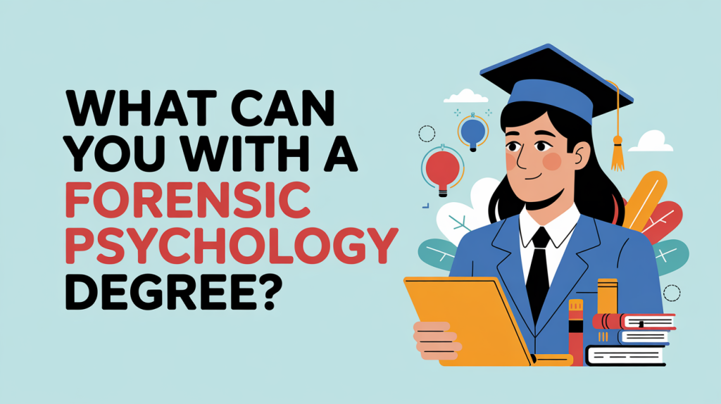 What Can You Do with a Forensic Psychology Degree