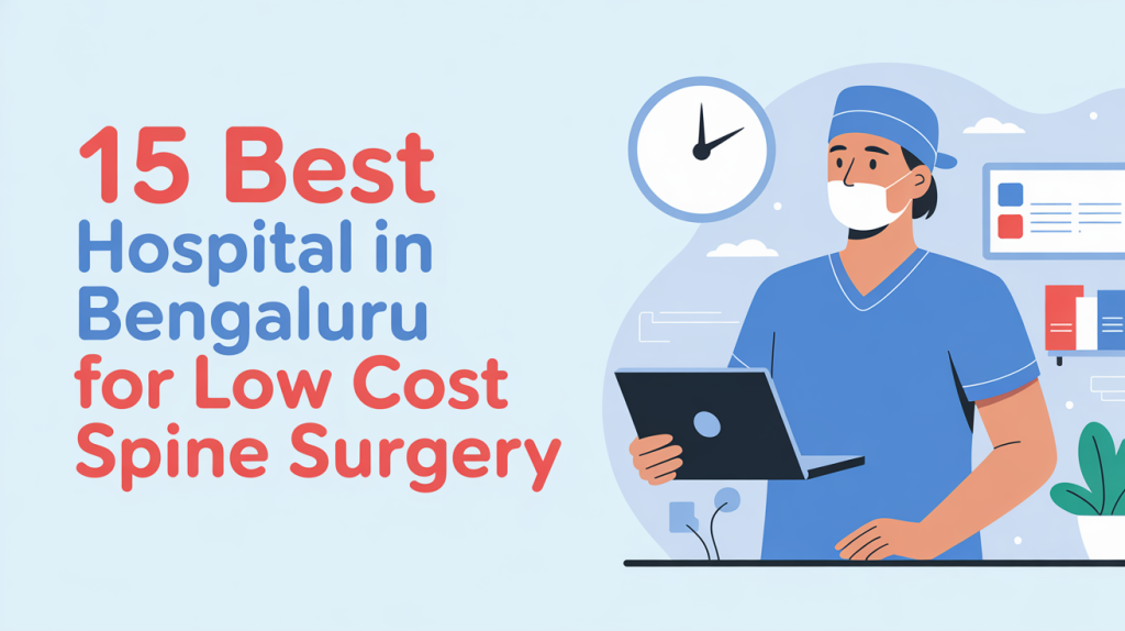 Top 15 Hospitals in Bengaluru for Low Cost Spine Surgery