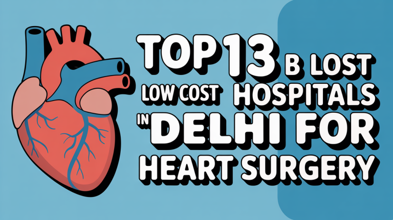Top 13 Best Low Cost Hospitals in Delhi for Heart Surgery