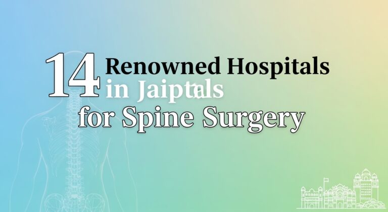 14 Renowned Hospitals in Jaipur for Spine Surgery